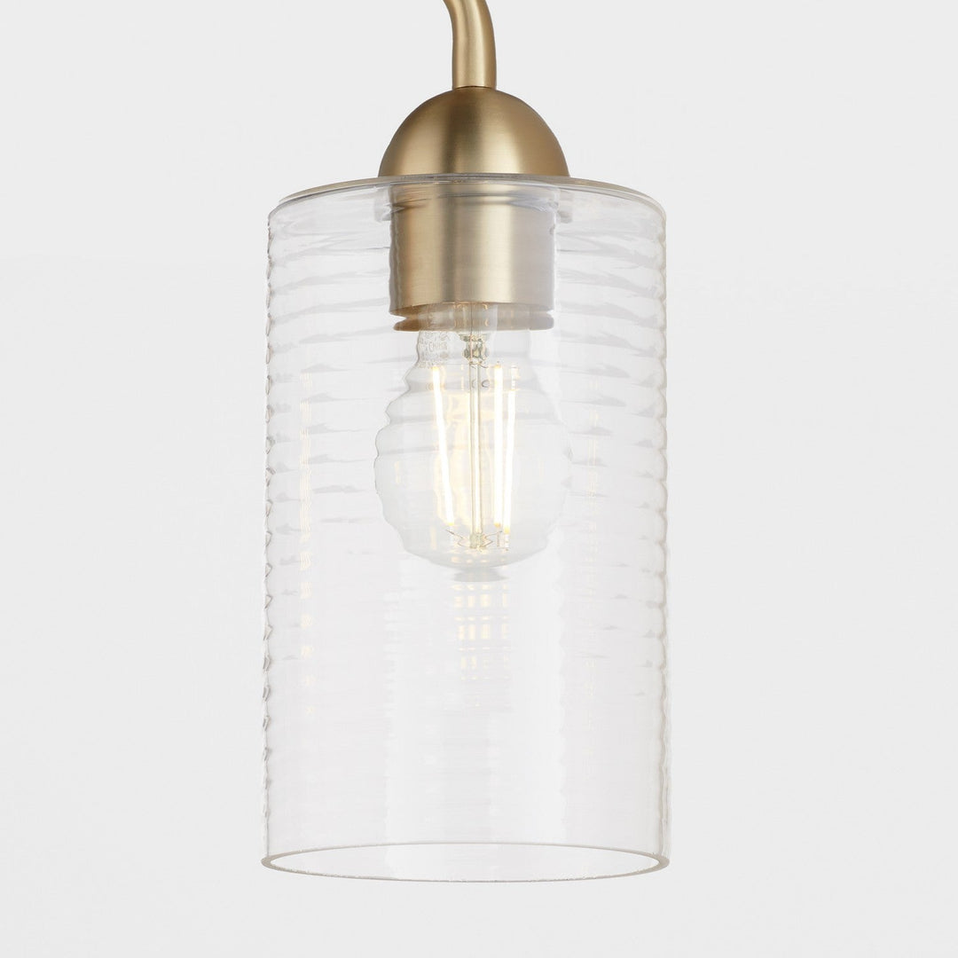 Quorum Charlotte by Tamara Day 598-4-80 Bath Vanity Light 33 in. wide - Aged Brass