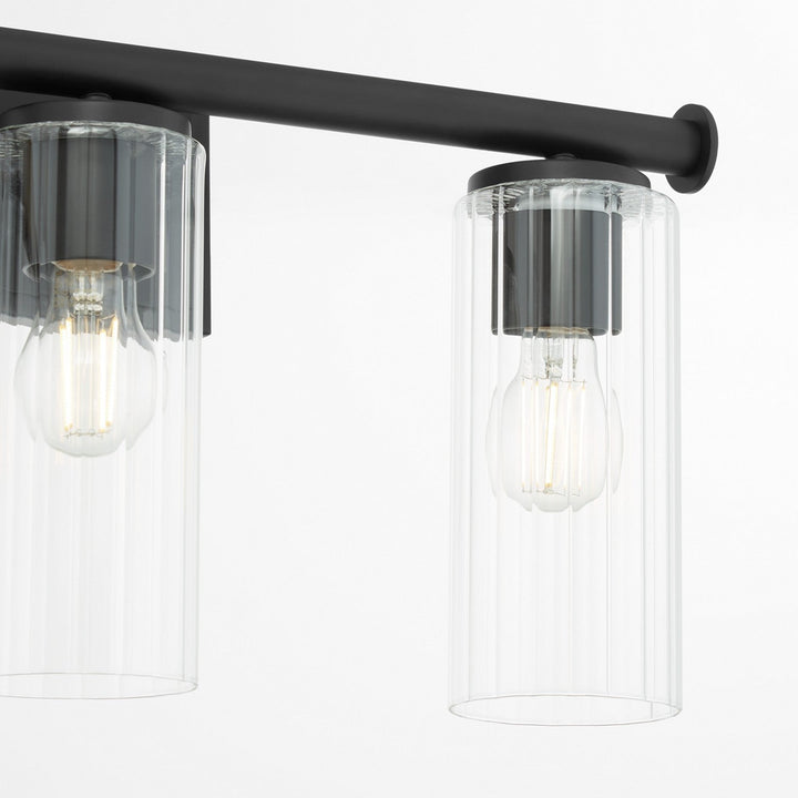 Quorum Juniper by Tamara Day 541-3-59 Bath Vanity Light 24 in. wide - Matte Black