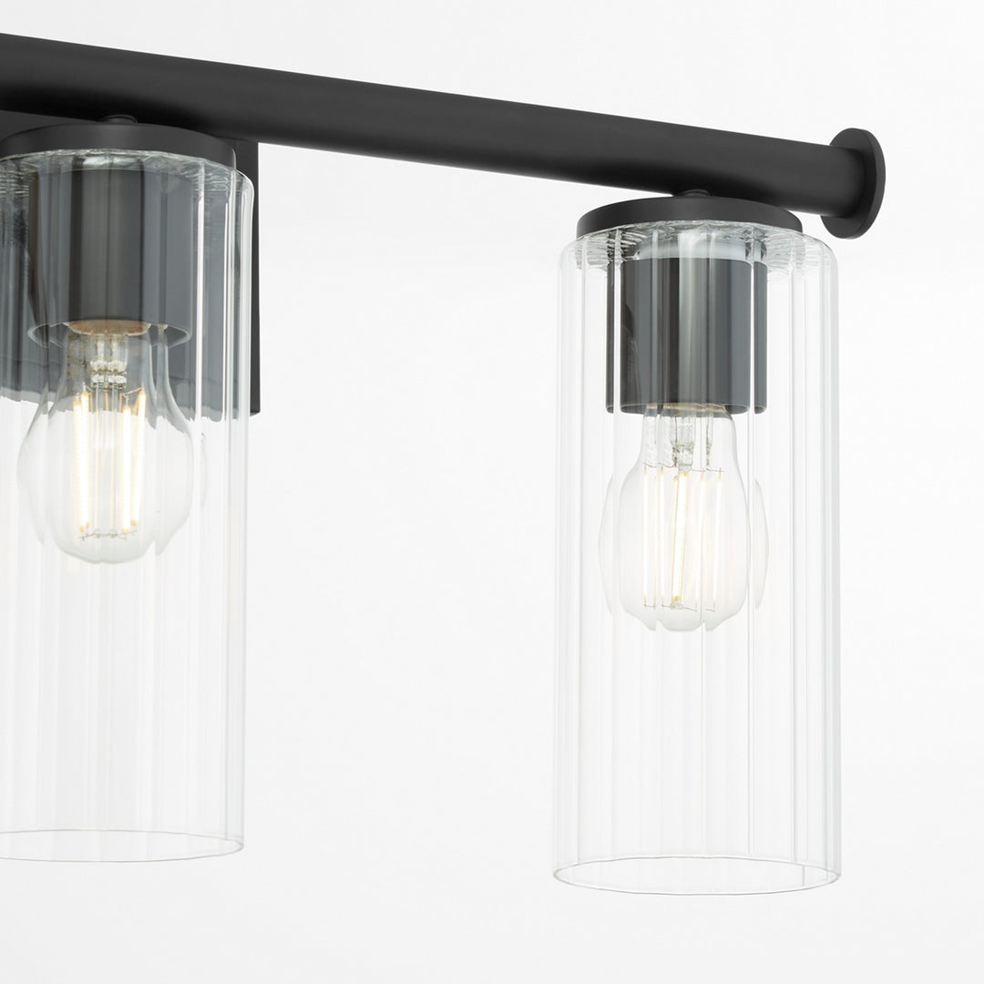 Quorum Juniper by Tamara Day 541-3-59 Bath Vanity Light 24 in. wide - Matte Black
