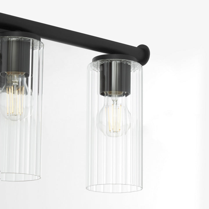 Quorum Juniper by Tamara Day 541-3-59 Bath Vanity Light 24 in. wide - Matte Black