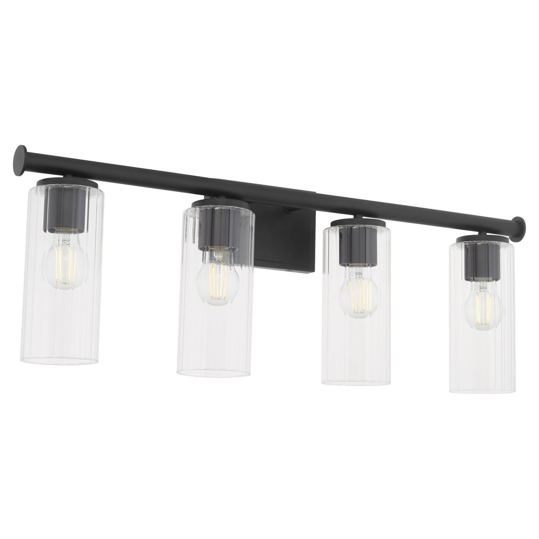 Quorum Juniper by Tamara Day 541-4-59 Bath Vanity Light 32 in. wide - Matte Black