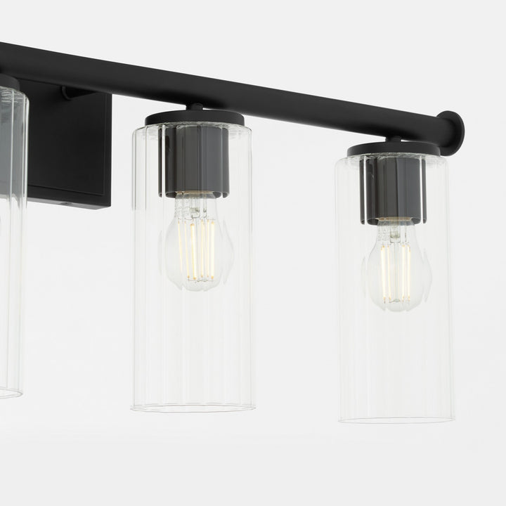 Quorum Juniper by Tamara Day 541-4-59 Bath Vanity Light 32 in. wide - Matte Black