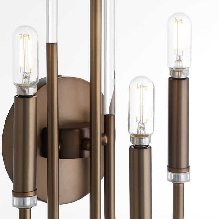 Quorum SUMMIT 5223-3-81 Wall Sconce Light - Dark Brass
