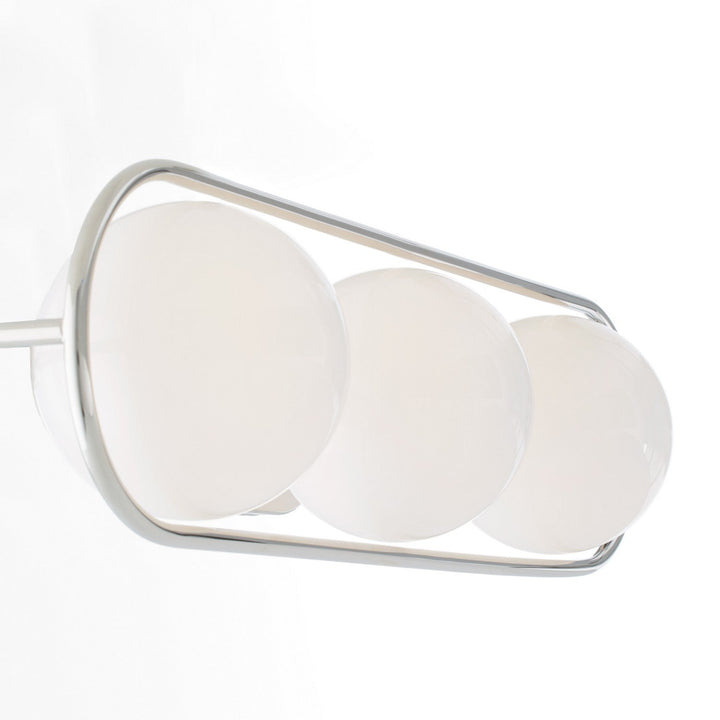 Quorum Belmont 5137-3-62 Bath Vanity Light 26 in. wide - Polished Nickel