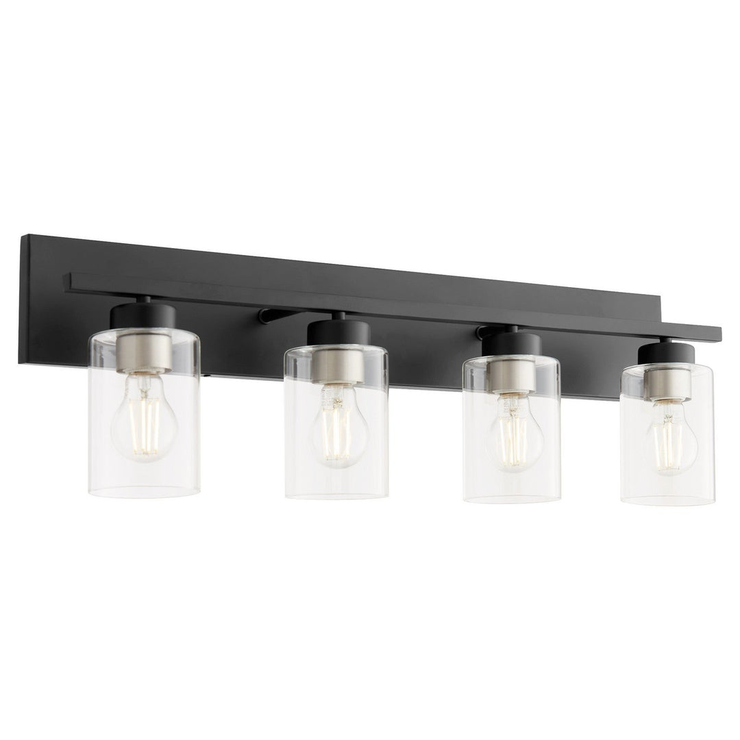Quorum Carter 5012-4-59 Bath Vanity Light 30 in. wide - Matte Black