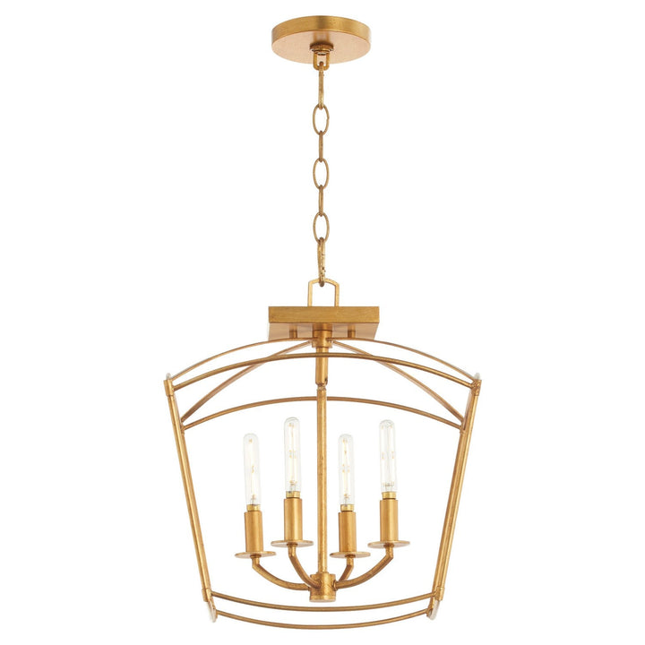 Quorum Mantle 2812-14-74 Pendant Light - Gold Leaf