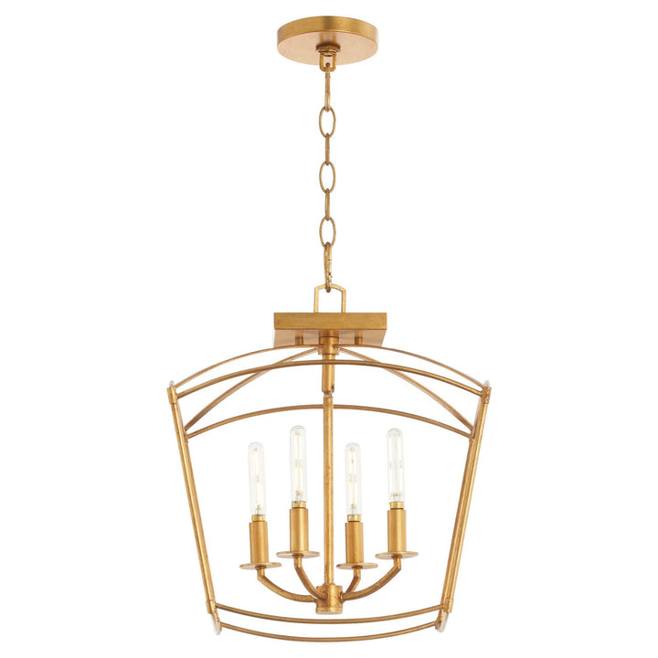 Quorum Mantle 2812-14-74 Pendant Light - Gold Leaf
