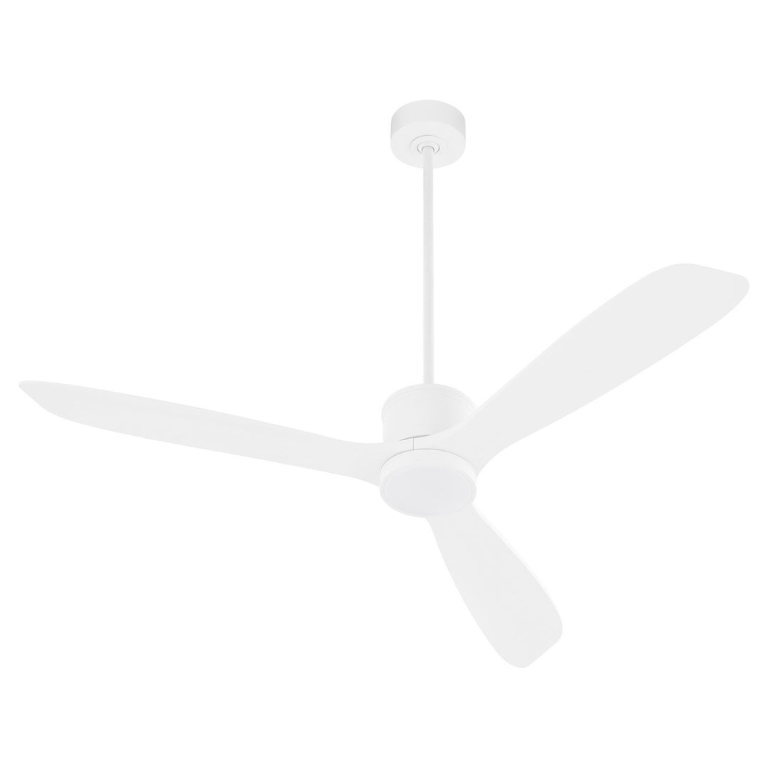 Quorum Portland 12583-8 Ceiling Fan - Studio White