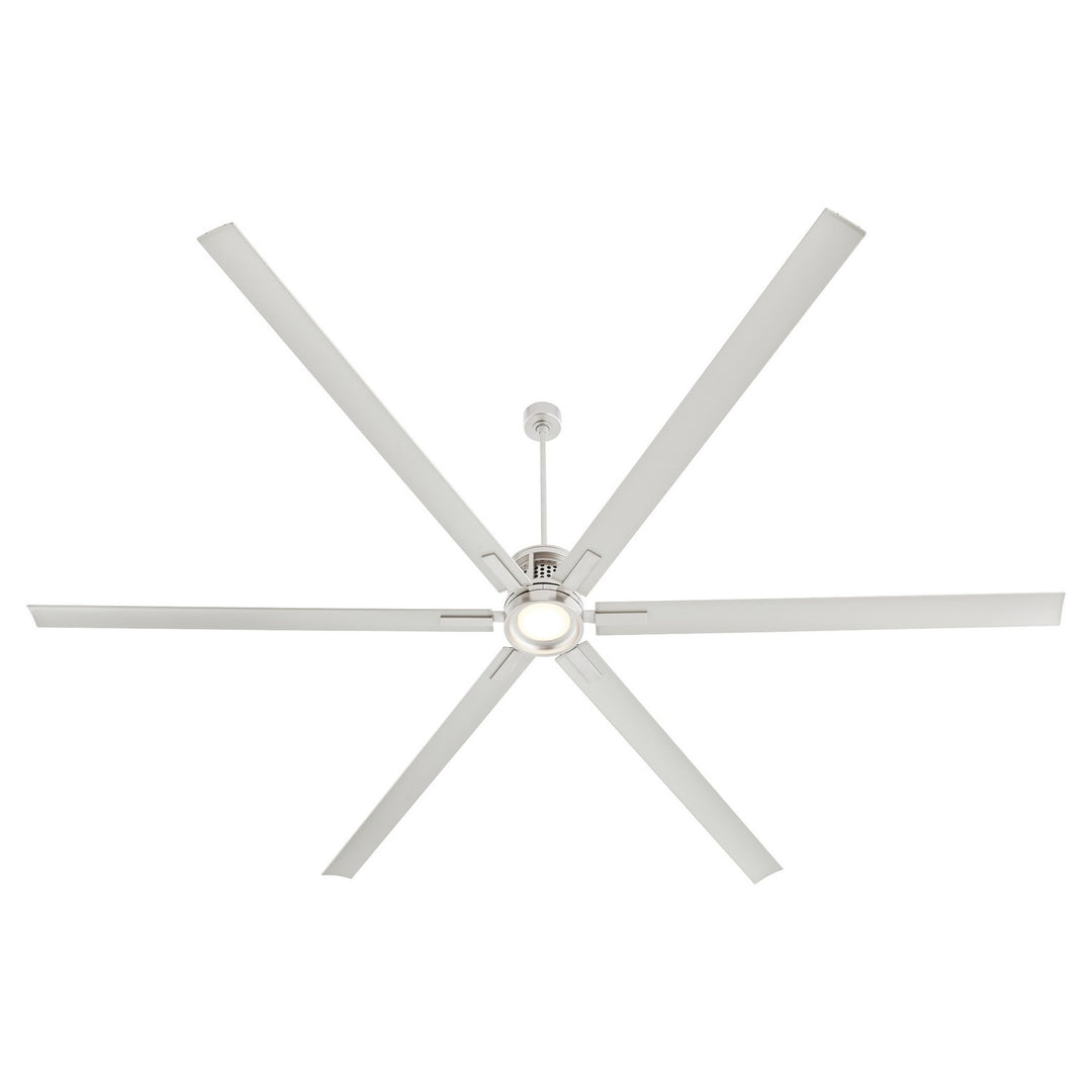 Quorum Zeus 101206-65 Ceiling Fan - Satin Nickel