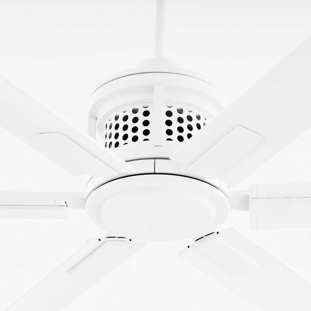 Quorum Zeus 10806-8 Ceiling Fan - Studio White