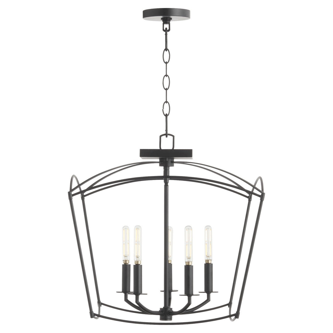 Quorum Mantle 2812-18-59 Pendant Light - Matte Black