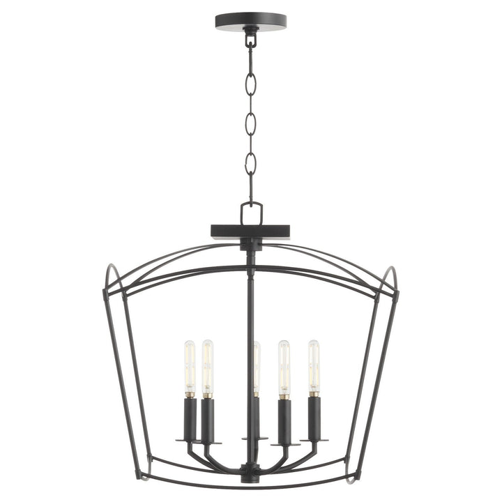 Quorum Mantle 2812-18-59 Pendant Light - Matte Black