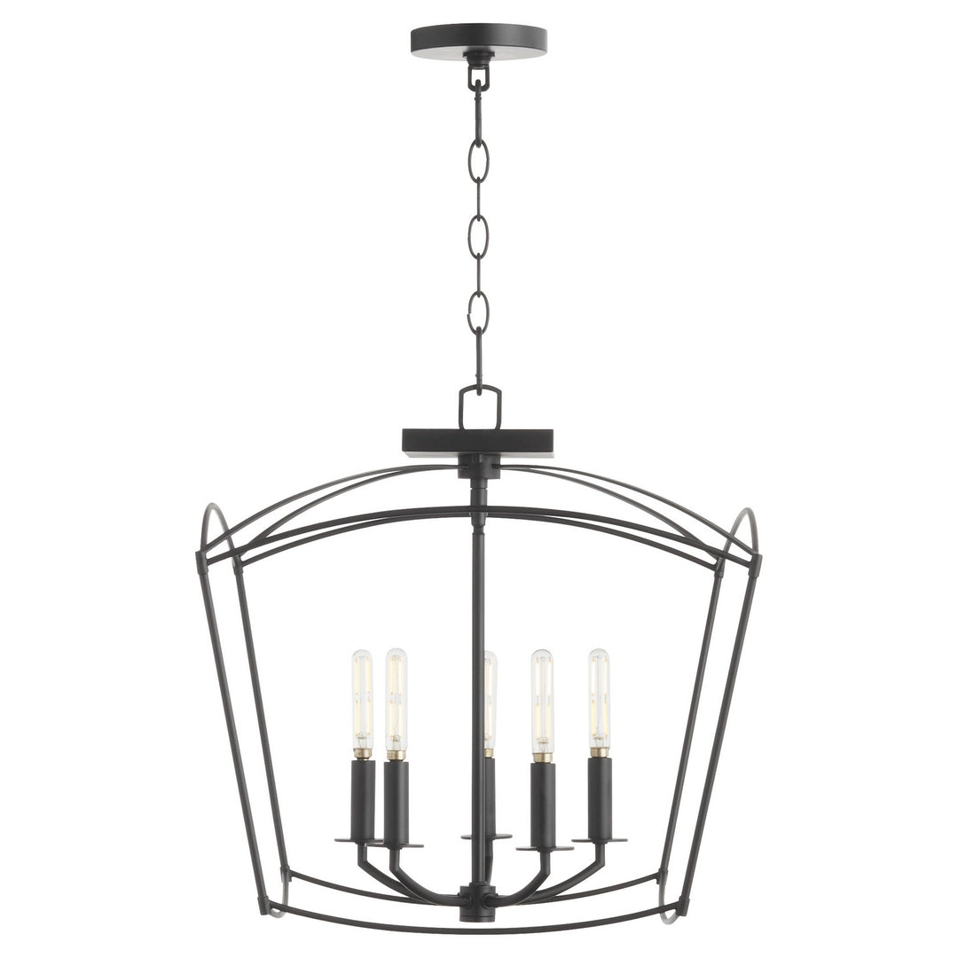 Quorum Mantle 2812-18-59 Pendant Light - Matte Black
