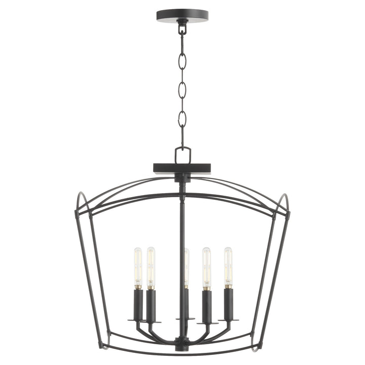 Quorum Mantle 2812-18-59 Pendant Light - Matte Black