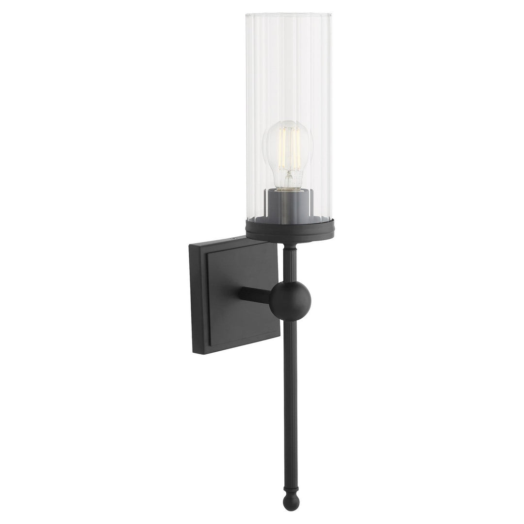 Quorum Lee Boulevard by Tamara Day 560-1-59 Wall Sconce Light - Matte Black