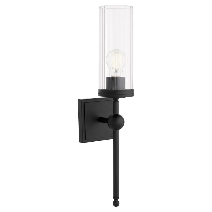 Quorum Lee Boulevard by Tamara Day 560-1-59 Wall Sconce Light - Matte Black