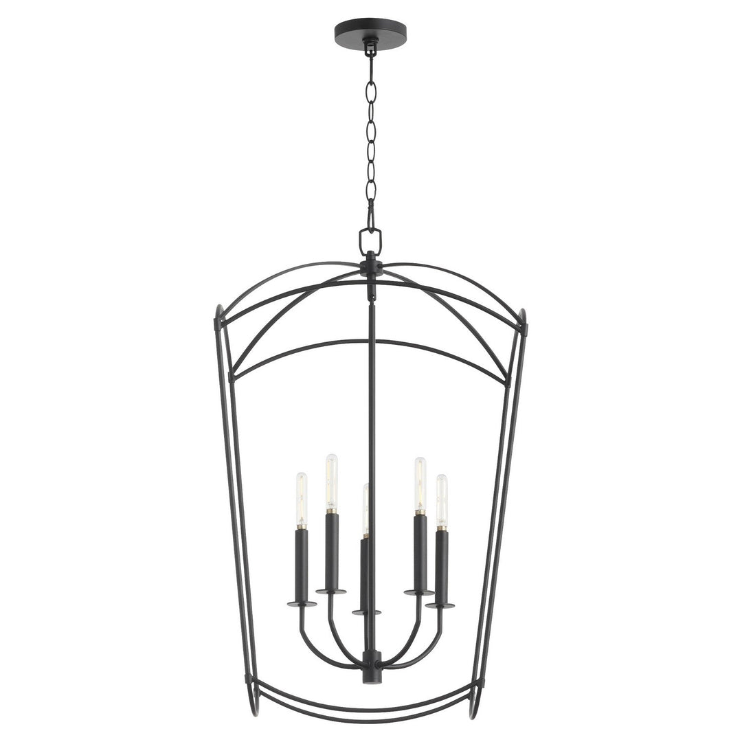 Quorum Mantle 6812-5-59 Pendant Light - Matte Black