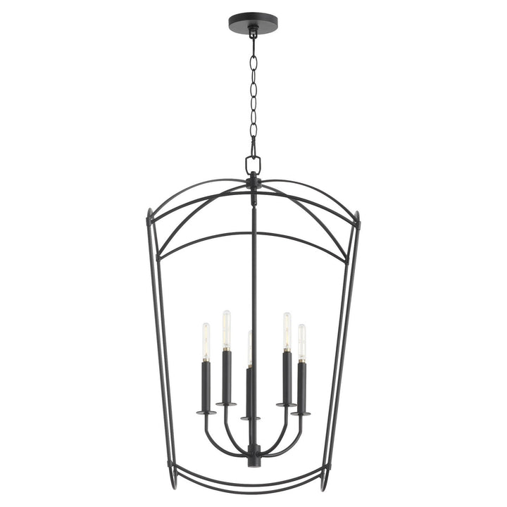 Quorum Mantle 6812-5-59 Pendant Light - Matte Black
