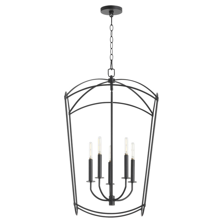 Quorum Mantle 6812-5-59 Pendant Light - Matte Black