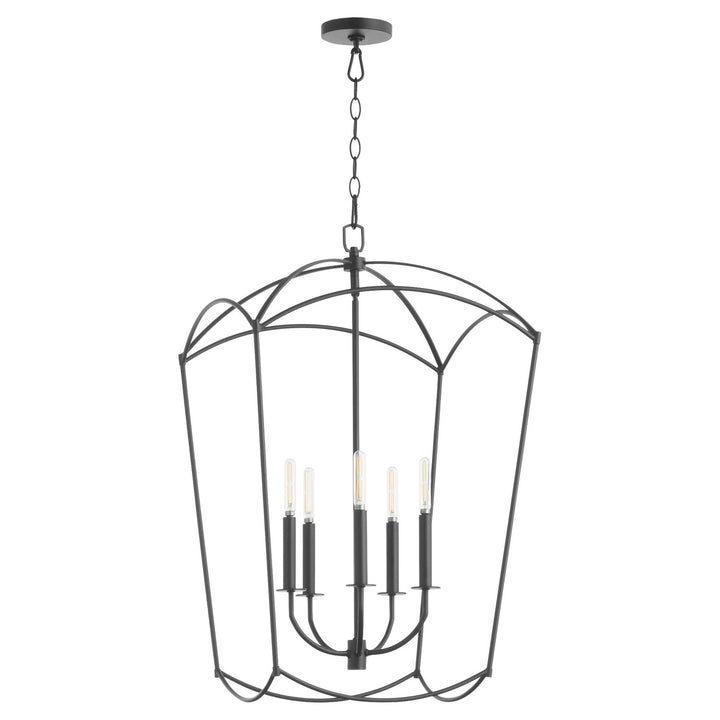 Quorum Mantle 6812-5-59 Pendant Light - Matte Black