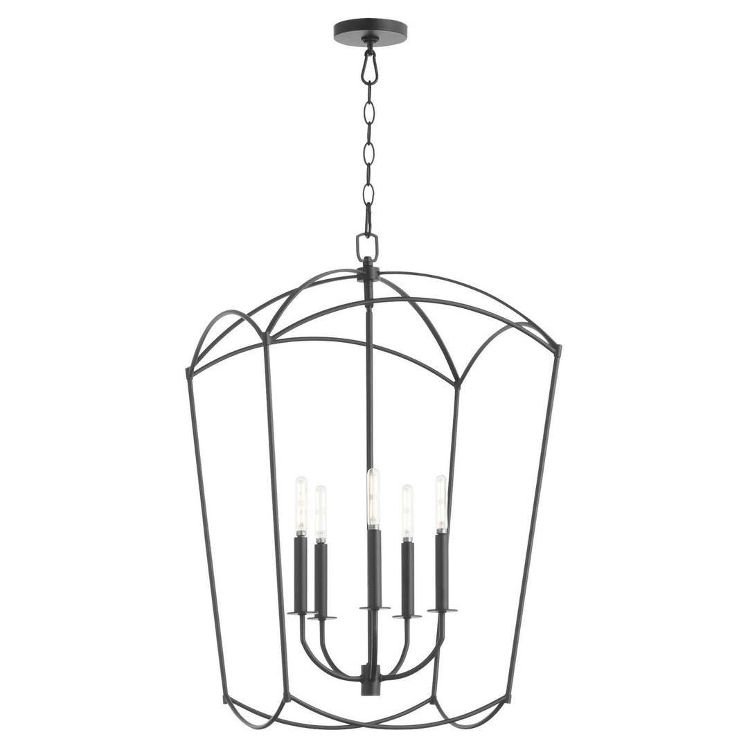Quorum Mantle 6812-5-59 Pendant Light - Matte Black