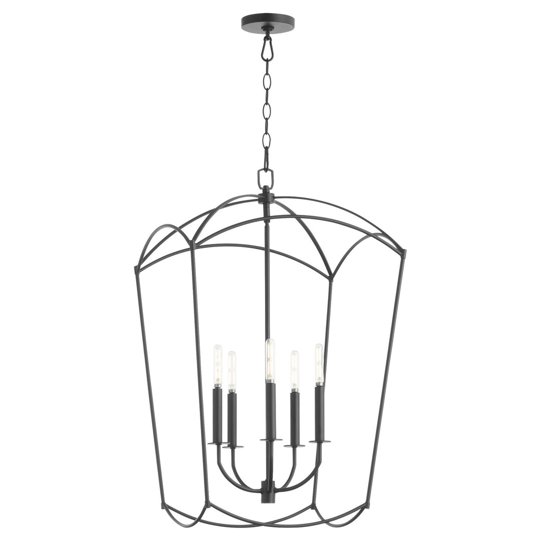 Quorum Mantle 6812-5-59 Pendant Light - Matte Black