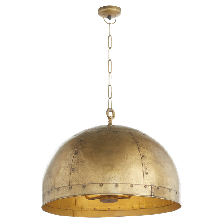 Quorum Artisan Series 85-3-75 Pendant Light - Artisan's Brass