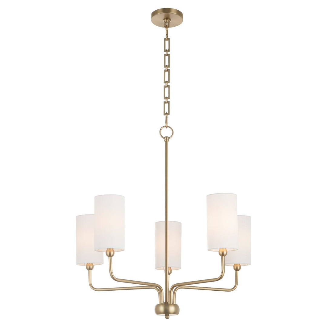 Quorum Charlotte by Tamara Day 698-5-80 Chandelier Light - Aged Brass