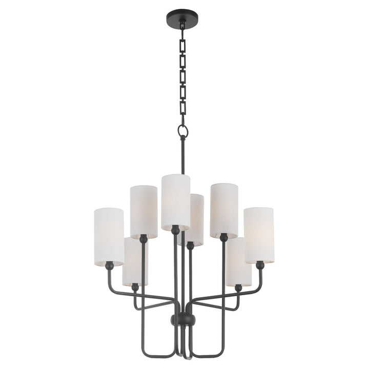 Quorum Charlotte by Tamara Day 698-8-59 Chandelier Light - Matte Black