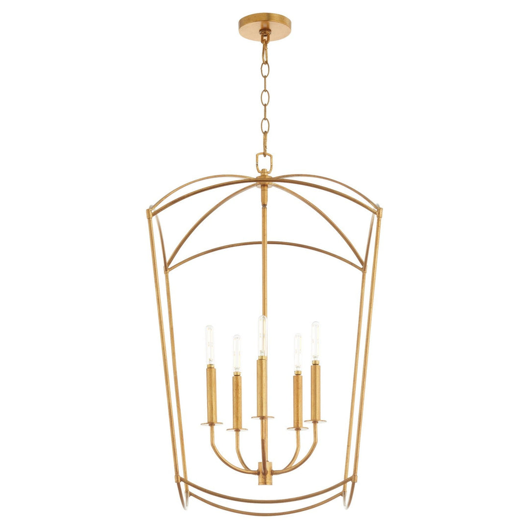Quorum Mantle 6812-5-74 Pendant Light - Gold Leaf