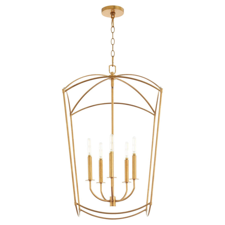 Quorum Mantle 6812-5-74 Pendant Light - Gold Leaf