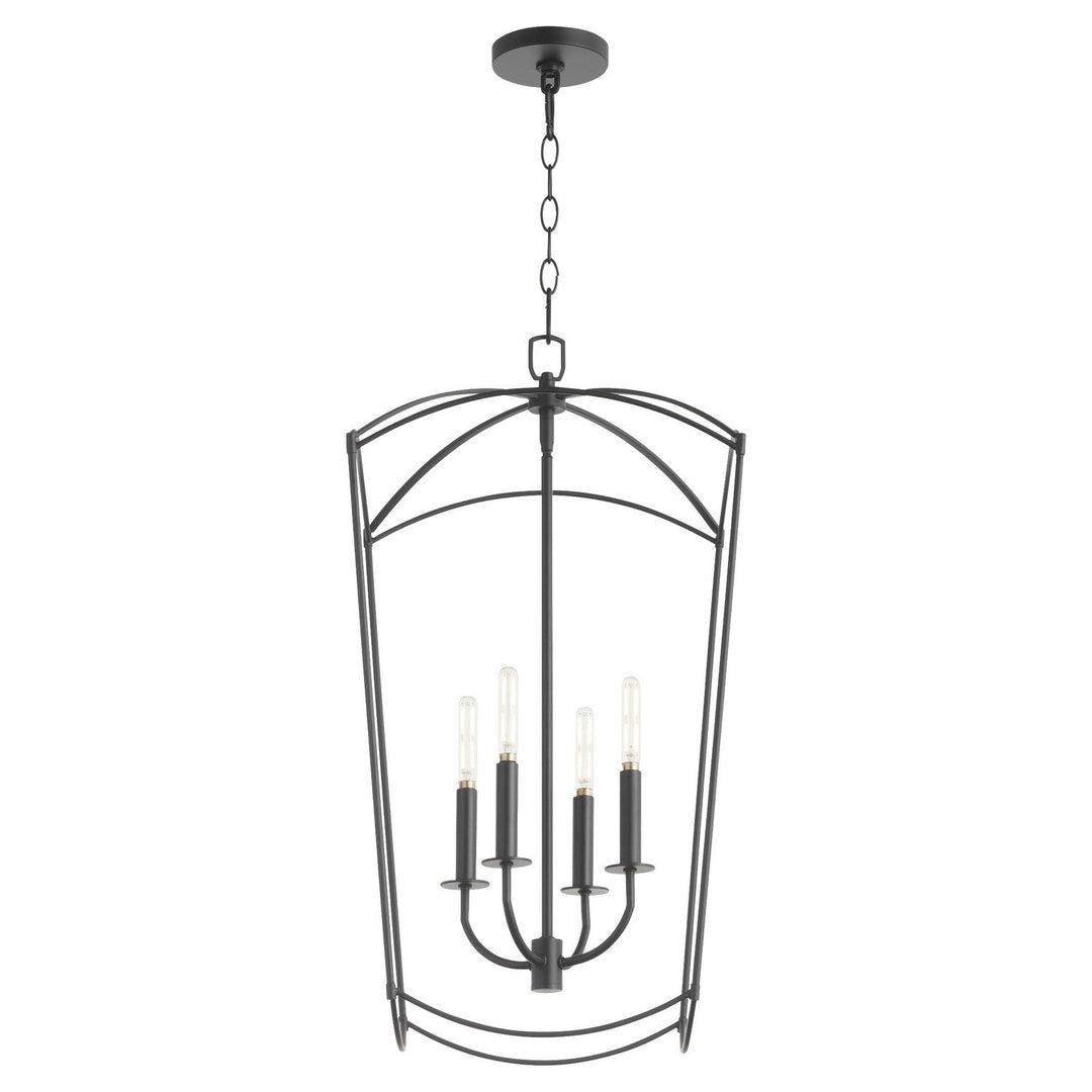 Quorum Mantle 6812-4-59 Pendant Light - Matte Black