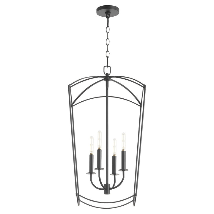 Quorum Mantle 6812-4-59 Pendant Light - Matte Black