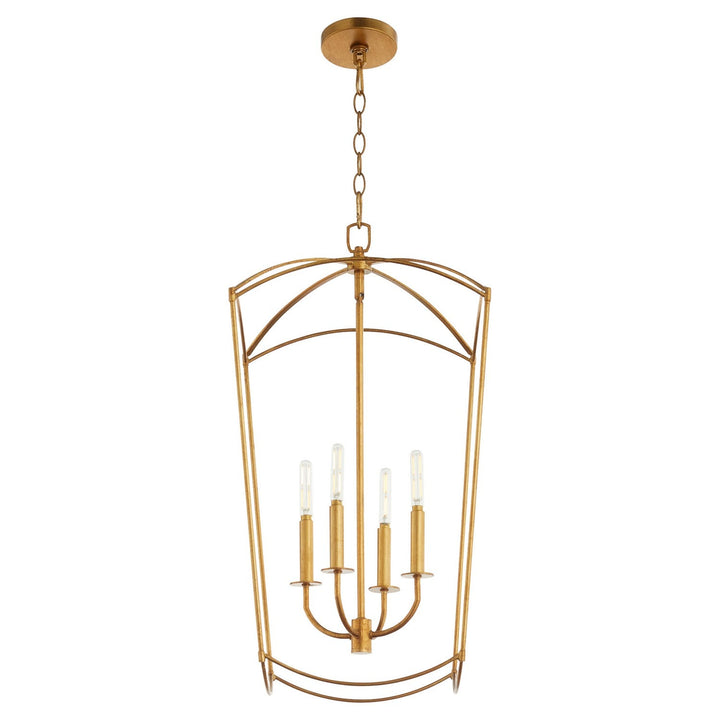 Quorum Mantle 6812-4-74 Pendant Light - Gold Leaf