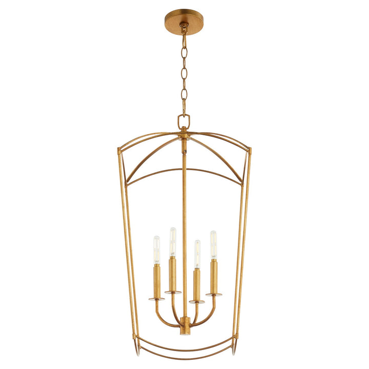 Quorum Mantle 6812-4-74 Pendant Light - Gold Leaf