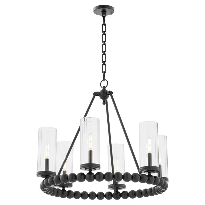 Quorum Lee Boulevard by Tamara Day 661-6-59 Chandelier Light - Matte Black