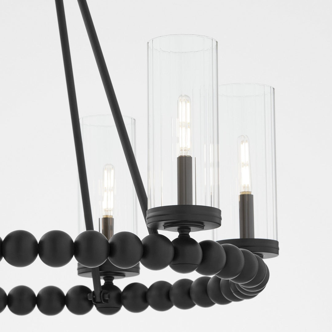 Quorum Lee Boulevard by Tamara Day 661-6-59 Chandelier Light - Matte Black