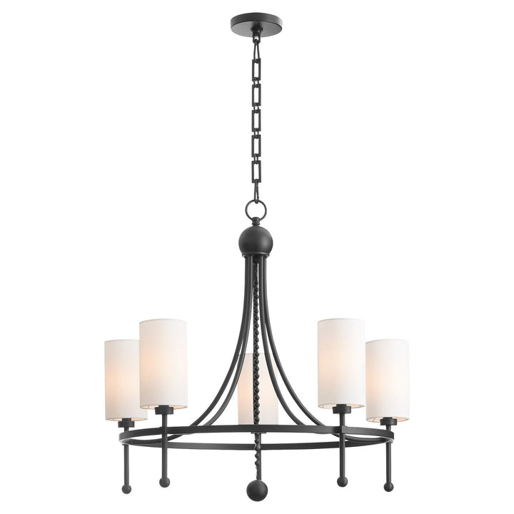 Quorum Lee Boulevard by Tamara Day 664-5-59 Chandelier Light - Matte Black