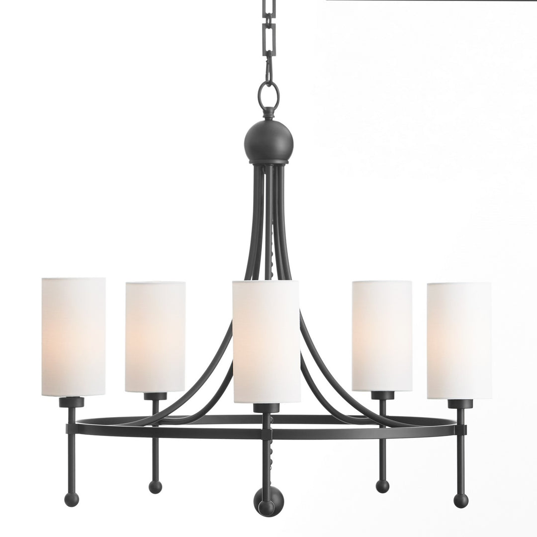 Quorum Lee Boulevard by Tamara Day 664-5-59 Chandelier Light - Matte Black