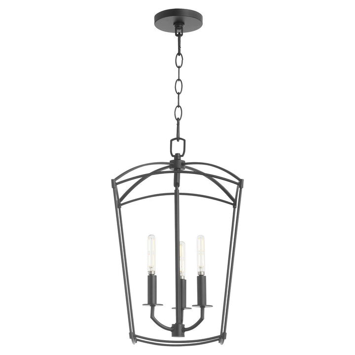 Quorum Mantle 6812-3-59 Pendant Light - Matte Black