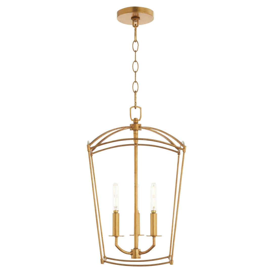 Quorum Mantle 6812-3-74 Pendant Light - Gold Leaf
