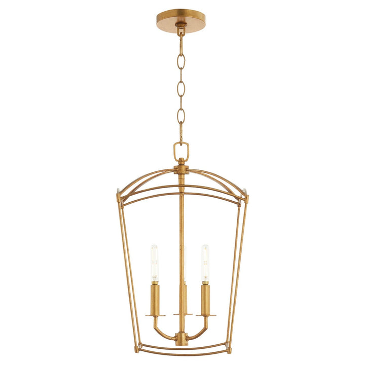 Quorum Mantle 6812-3-74 Pendant Light - Gold Leaf
