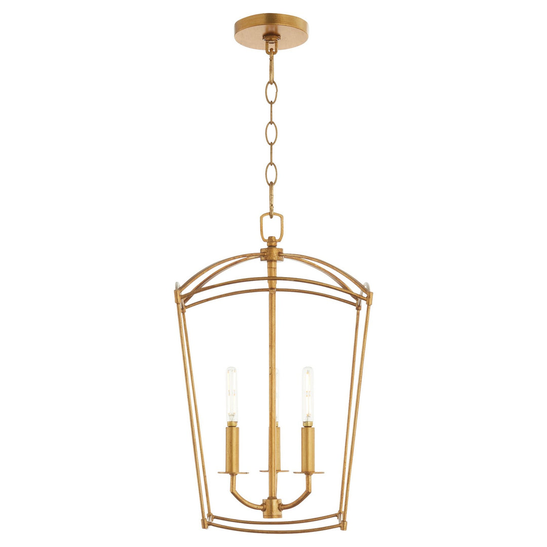 Quorum Mantle 6812-3-74 Pendant Light - Gold Leaf