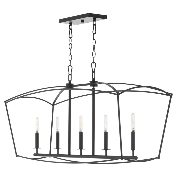 Quorum Mantle 6512-5-59 Pendant Light - Matte Black