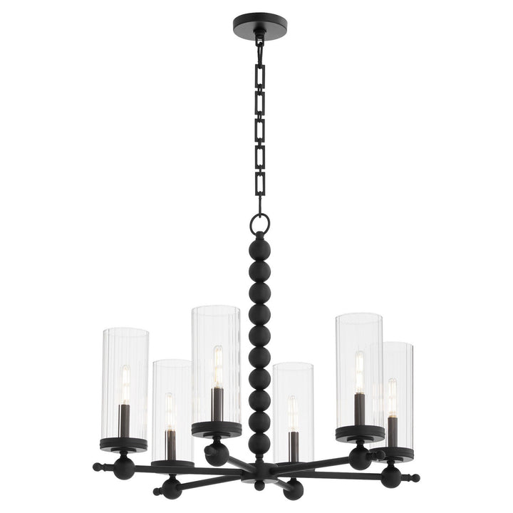 Quorum Lee Boulevard by Tamara Day 660-6-59 Chandelier Light - Matte Black