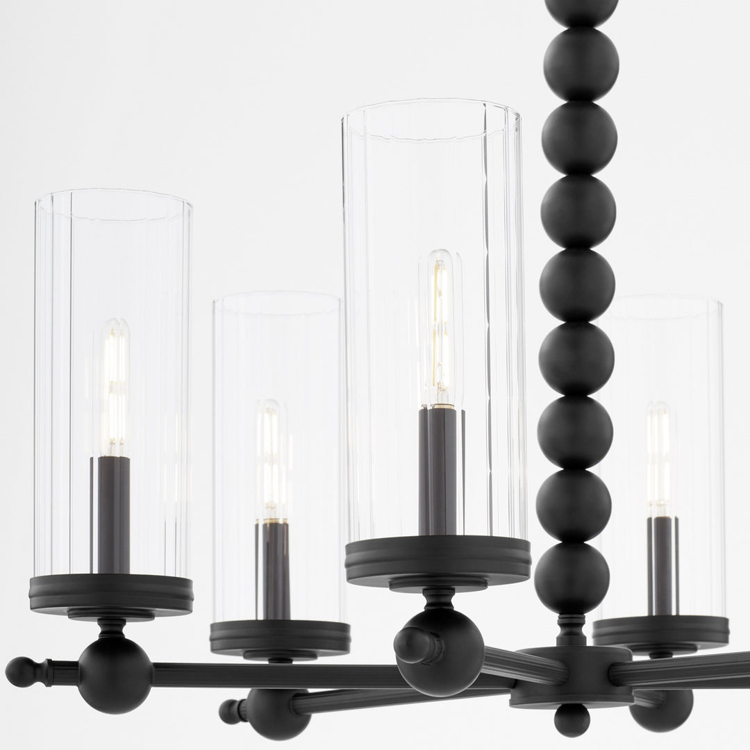 Quorum Lee Boulevard by Tamara Day 660-6-59 Chandelier Light - Matte Black