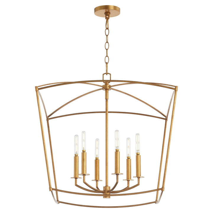 Quorum Mantle 6412-6-74 Pendant Light - Gold Leaf