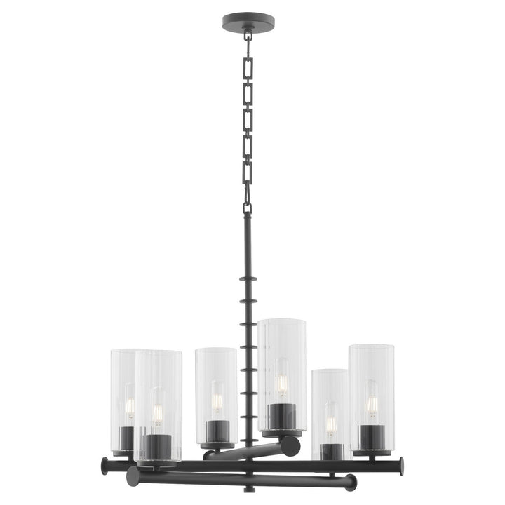 Quorum Juniper by Tamara Day 641-6-59 Chandelier Light - Matte Black