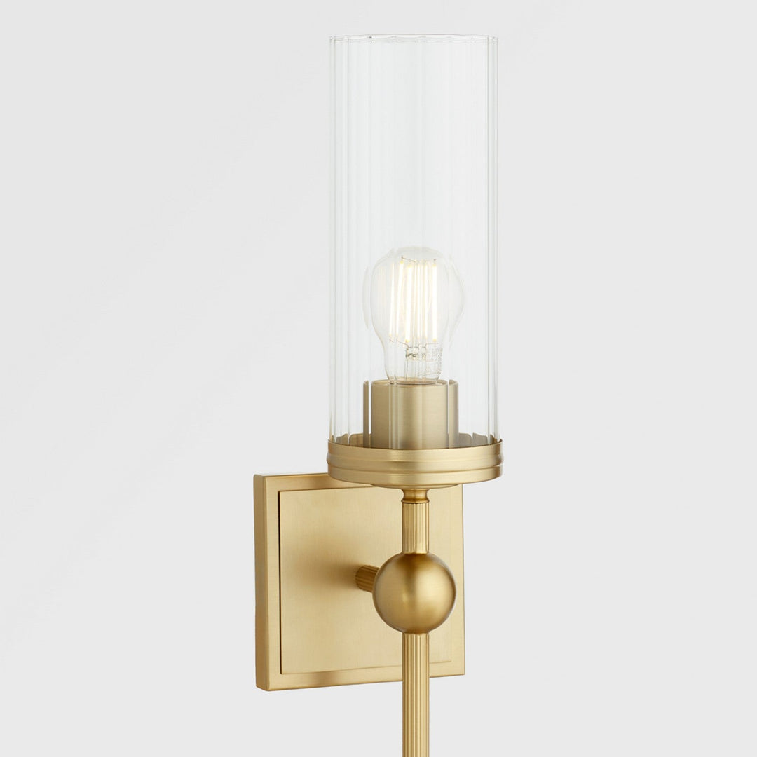 Quorum Lee Boulevard by Tamara Day 560-1-80 Wall Sconce Light - Aged Brass