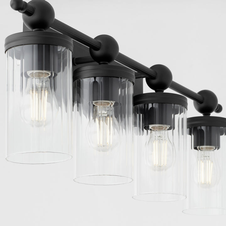 Quorum Lee Boulevard by Tamara Day 560-4-59 Bath Vanity Light 30 in. wide - Matte Black